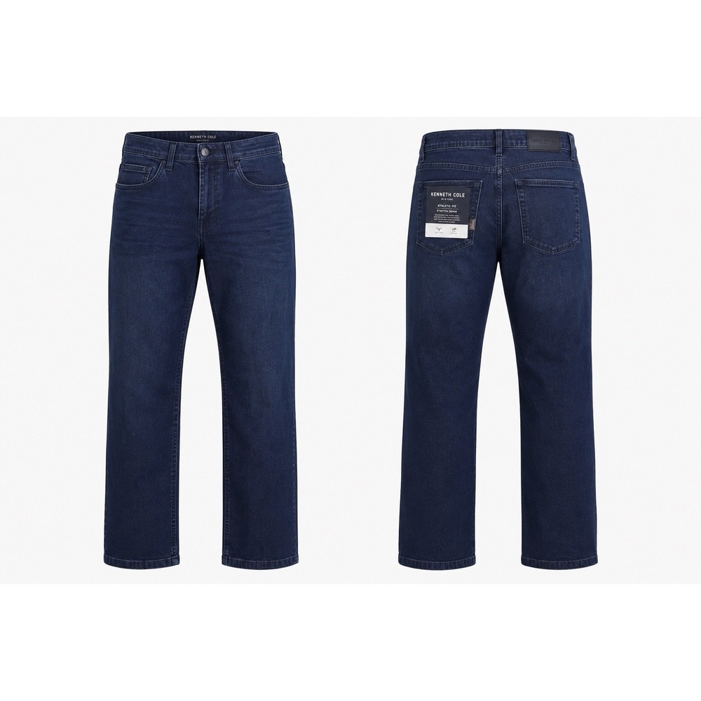 BRAND NEW - Kenneth Cole Men's 32/30 Straight Fit Stretch Very Dark Blue